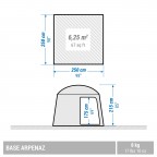 Шатер Quechua  Arpenaz BASE на 6 человек