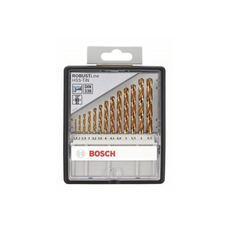 Набор сверл по металлу Robust Line Bosch 13 шт