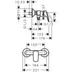 Смеситель для душа Hansgrohe Logis, 71600000