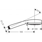 Ручной душ Hansgrohe Crometta 100 Vario, 26824400