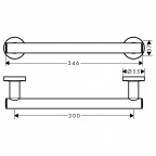 Поручень Hansgrohe Logis Universal, 41713000