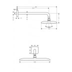 Тропический душ Hansgrohe Raindance Е Air 360, 27376000