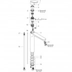Смеситель для умывальника Hansgrohe Focus, 31531000