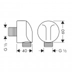 Смеситель скрытого монтажа Hansgrohe Set Logis G