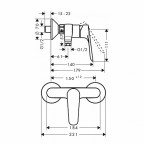 Комплект смесителей Hansgrohe Logis E, SetLogisE70B