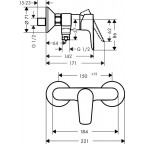 Смеситель для душа Hansgrohe Talis E, 71760000