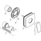 Накладка для смесителя Hansgrohe Logis, 71604000