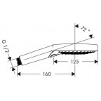 Ручной душ Hansgrohe Raindance Select S 120, 3jet, 26530000