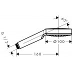 Ручной душ Hansgrohe Crometta 1jet, 26331400