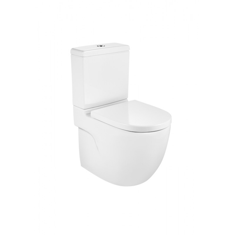 Унитаз Roca Meridian-N Compact, A34224L000 + A341242000 + 78012AB004