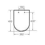 Унитаз Roca Meridian-N, 342247000 + 341240000 + 78012A200B