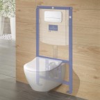 Унитаз подвесной Villeroy&Boch O'Novo, 5660H1 + 922461 + 92249061