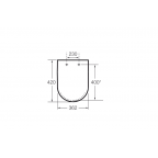 Унитаз Roca Meridian-N Rimless, 34224L000 + 341242000 + 8012AB004