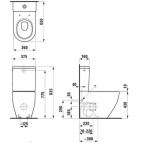 Унитаз Laufen Pro New, 825952 + 829953 + 896951