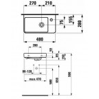 Мини-раковина Laufen Pro S, 8159540001041