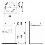 Раковина-чаша Laufen Pro, 8129620001091