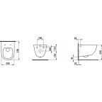 Унитаз с инсталляцией Laufen Pack Pro Rimless, 869966000000R
