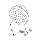 Ручной душ Oras Medipro, 242055