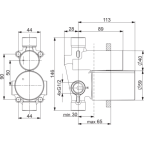 Корпус смесителя для душа Oras, 2327