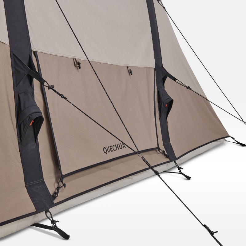 Палатка надувная Quechua AirSeconds 4.2 Polycotton Fresh&Black