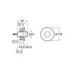 Кран для писсуара Roca Sprint-N, 5A9024C00