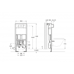 Инсталляция Roca Duplo WC Smart, 890090800