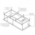 Монтажный комплект к ванне Roca Easy, ZRU9302900