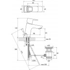 Смеситель для умывальника Ravak 10° TD 011.00