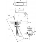 Смеситель для умывальника Ravak Flat 013.00