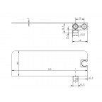 Полочка для душа Villeroy&Boch Embrace PLUS, TVS10800600061