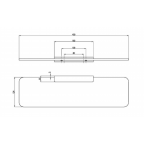 Стеклянная полка Villeroy&Boch Elements