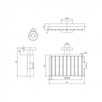 Корзинка для мыла Villeroy&Boch Elements, TVA15100800061