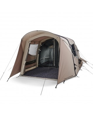 Палатка надувная Quechua AirSeconds 4.2 Polycotton Fresh&Black