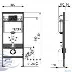 Инсталляция для унитаза TECEbase Kit 9.400.005