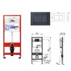 Инсталляция для унитаза TECEbase Kit 9.400.407